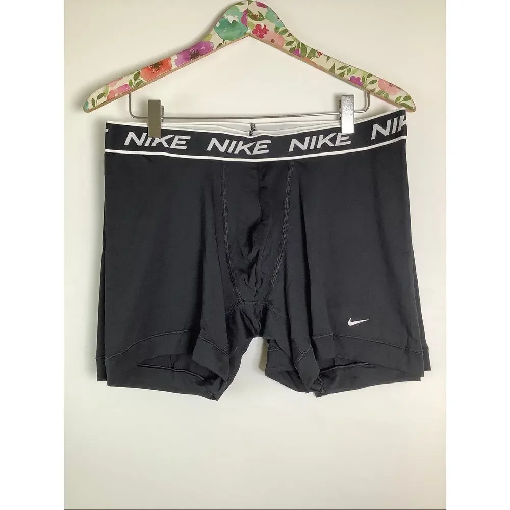 NIKE Men's Large Black 3 Pack All Day Micro Stretch Boxer Brief C27-2